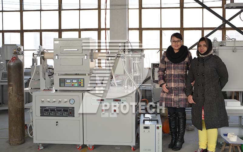 1700 degree alumina tube furnace CVD